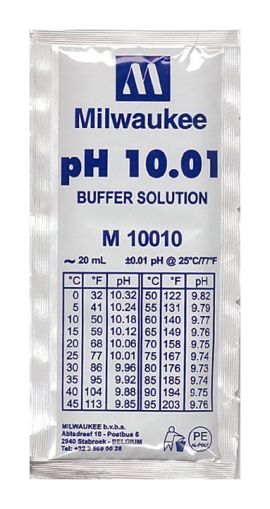 Milwaukee pH 10.01 Calibration Buffer Solution 20ml