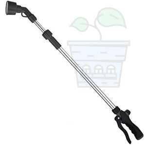 Telescopic sprayer with shower head 91-147 cm