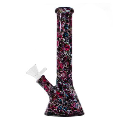 Bong Glass Mexican Flowers 26cm