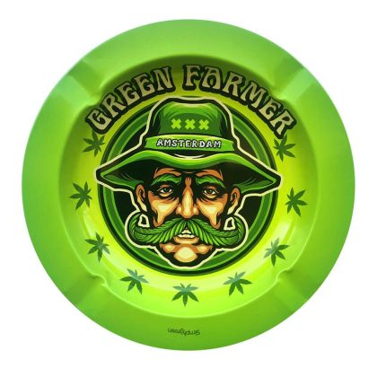 Best Buds Metal Ashtray Mr. Green Farmer