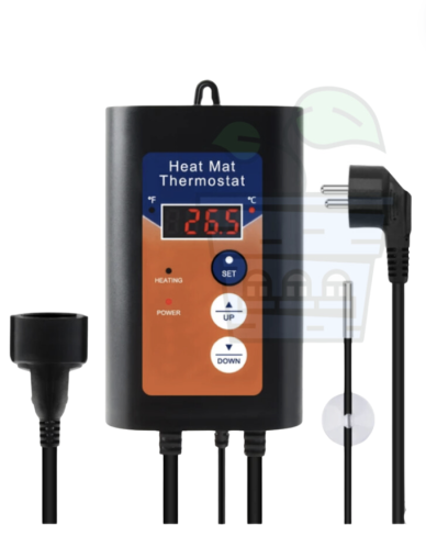 Digital thermostat for Heat Mat 1000W heating pad