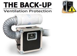 Вентилатор с резервно захранване  ⌀127 / 400м3/ч The Back-up Ventilation Protection 