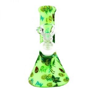 Bong Silicone Cartoons Green 13cm