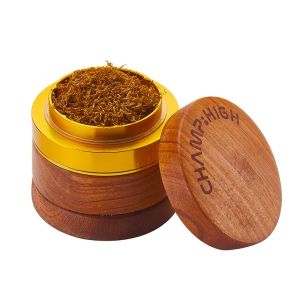 Grinder Wooden Metal Champ High Gold 4 Parts - 60mm