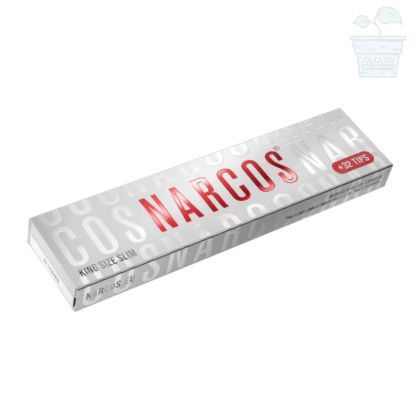 NARCOS KING SIZE SLIM WHITE EDITION DISPLAY